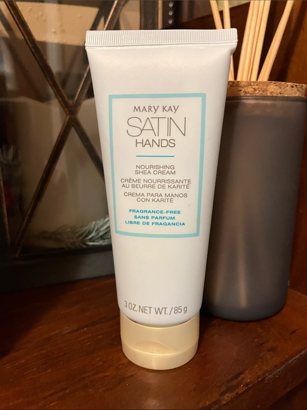 NWOT Mary Kay Satin Hands Fragrance Free Hand Lotion, 3 oz.